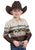 Roper Kids Boys Country Trails Border Brown 100% Cotton L/S Shirt