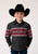 Roper Boys Aztec Border Black 100% Cotton L/S Shirt