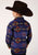 Roper Boys Kids Multi-Color 100% Cotton Night Aztec L/S Shirt