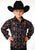 Roper Boys Kids Black 100% Cotton Blanket Stripe L/S Snap Shirt