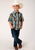 Roper Kids Boys 1489 Desert Dobby Brown 100% Cotton S/S Shirt