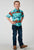 Roper Kids Boys 1900 Hawaiian Blue 100% Cotton S/S Shirt