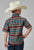 Roper Kids Boys 1898 Aztec Stripe Red 100% Cotton S/S Shirt
