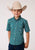 Roper Boys Teal 100% Cotton Foulard S/S Button Shirt