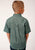 Roper Kids Boys 1562 Olive Foulard Green 100% Cotton Btn S/S Shirt