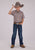Roper Kids Boys 2499 Clay Paisley Orange 100% Cotton Btn S/S Shirt