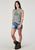 Roper Womens Never Desert You Cactus Grey Poly/Cotton S/L Tank Top