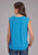 Roper Womens Taco Bout Blue Poly/Rayon S/L T-Shirt