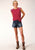 Roper Womens Slub Jersey Raspberry 100% Cotton S/L T-Shirt