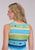 Roper Womens Beach View Sublimation Multi-Color Poly/Spandex S/L Tunic