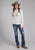 Roper Womens Stunning Cactus Cream Poly/Rayon L/S T-Shirt