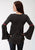 Roper Womens Black Poly/Cotton Geometric L/S Tunic