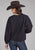 Roper Womens Running Horses Black 100% Cotton Sweatshirt