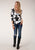 Roper Womens Cow Skin Polyester Sublimation L/S Tunic