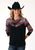 Roper Womens Cowl Neck Black Multi Polyester Sweatshirt