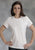 Ouray Womens White 100% Cotton USA S/S T-Shirt