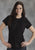 Ouray Womens Black 100% Cotton USA S/S Crew T-Shirt