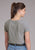 Roper Womens 2448 This Succs Grey Cotton Blend S/S T-Shirt