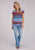 Roper Womens Southwestern Sublimation Multi-Color Poly/Spandex S/S Tunic