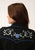 Roper Womens Horseshoe Floral Black Polyester L/S Shirt