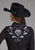 Roper Womens Heart Twill Retro Black Poly/Spandex L/S Shirt