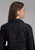 Roper Womens 2180 Broken Diamonds Black 100% Cotton L/S Shirt