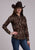 Roper Womens 2699 Brilliant Paisley Brown 100% Cotton L/S Shirt
