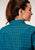 Roper Womens Tiles Print Green 100% Cotton L/S Shirt