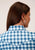 Roper Womens Blue 100% Cotton New Stretch Check BD L/S Button Shirt