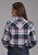 Roper Womens 2206 Unlined Flannel Black 100% Cotton L/S Shirt