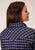 Roper Womens Unlined Flannel Blue 100% Cotton L/S Shirt