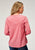 Roper Womens Gorgeous Embroidery Pink 100% Polyester L/S Blouse
