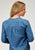 Roper Womens Floral Lightweight Blue 100% Cotton L/S Shirt