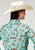 Roper Womens 1989 Desert Toile Blue 100% Rayon L/S Shirt