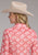 Roper Womens 2423 Ikat Aztec Pink 100% Polyester L/S Blouse