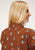 Roper Womens Brown Rayon/Nylon Cow Skulls L/S Blouse