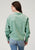 Roper Womens 2014 Denim Aqua 100% Cotton L/S Shirt