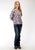 Roper Plaid Womens Red 100% Cotton Desert Sunrise S/S Blouse