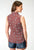 Roper Womens 1896 Vintage Paisley Red 100% Cotton S/L Shirt
