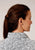 Roper Womens White/Grey 100% Cotton Line Paisley S/L Shirt