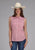 Roper Womens 2500 Saltillo Foulard Rust 100% Cotton S/L Blouse