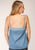 Roper Womens Denim Camisole Blue 100% Cotton S/L Tank Top