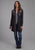 Roper Womens 2293 Twill Black Polyester L/S Dress