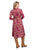 Roper Womens Paisley Bandana Raspberry 100% Rayon L/S Dress