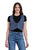 Roper Womens V-Neck Mini Dark Denim 100% Cotton Cotton Vest