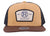 Roper Unisex Wear The West Wedge Tan/Brown Cotton Blend Baseball Cap Hat