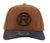 Roper Unisex Circle Logo Tan Wool Blend Baseball Cap Hat