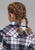 Roper Kids Girls 2206 Unlined Flannel Black 100% Cotton L/S Shirt