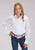 Roper Kids Girls Eyelet Western White 100% Cotton L/S Shirt