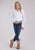 Roper Kids Girls Eyelet Western White 100% Cotton L/S Shirt